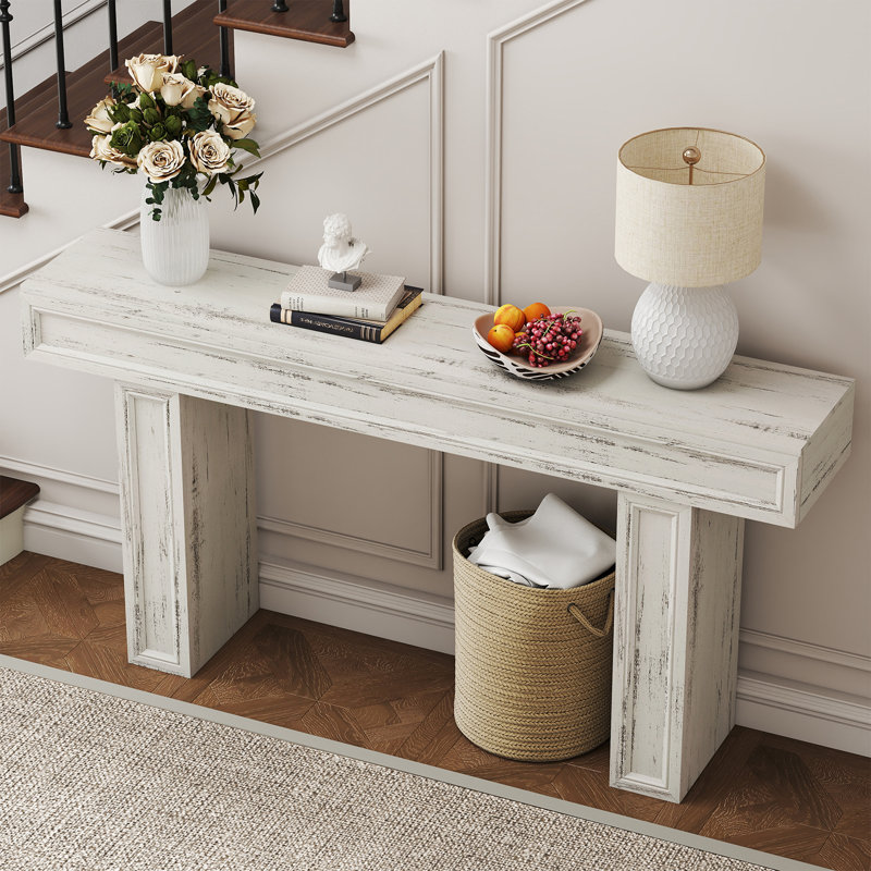 Console 63 po, Blanc