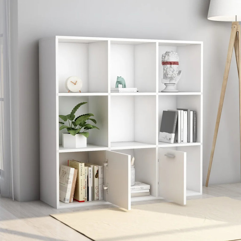 Arundhati Cube Bookcase, White, 30cm H x 30cm W x 30cm D