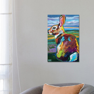 Mountain Rabbit At Dawn by Robert Phelps - Wrapped Canvas Gallery-Wrapped Canvas Giclée