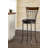 Swivel Upholstered Counter Stool with Metal Frame-41695111