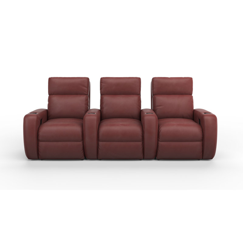 Leather Recliner, Cetus Fire