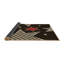 Tapis géométrique noir / blanc / rouge-1631258692