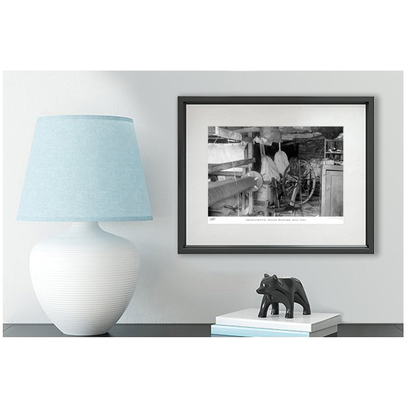 Aberystwyth, Welsh Weaving Mill 1903 by Francis Frith - Single Picture Frame Print, 40cm H x 50cm W x 2.3cm D