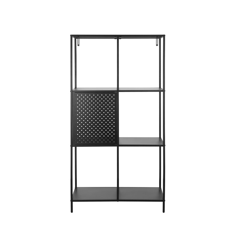 Agiato 144cm H x 75cm W Stainless Steel Standard Bookcase