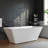 66" x 30" Freestanding Soaking Acrylic Bathtub