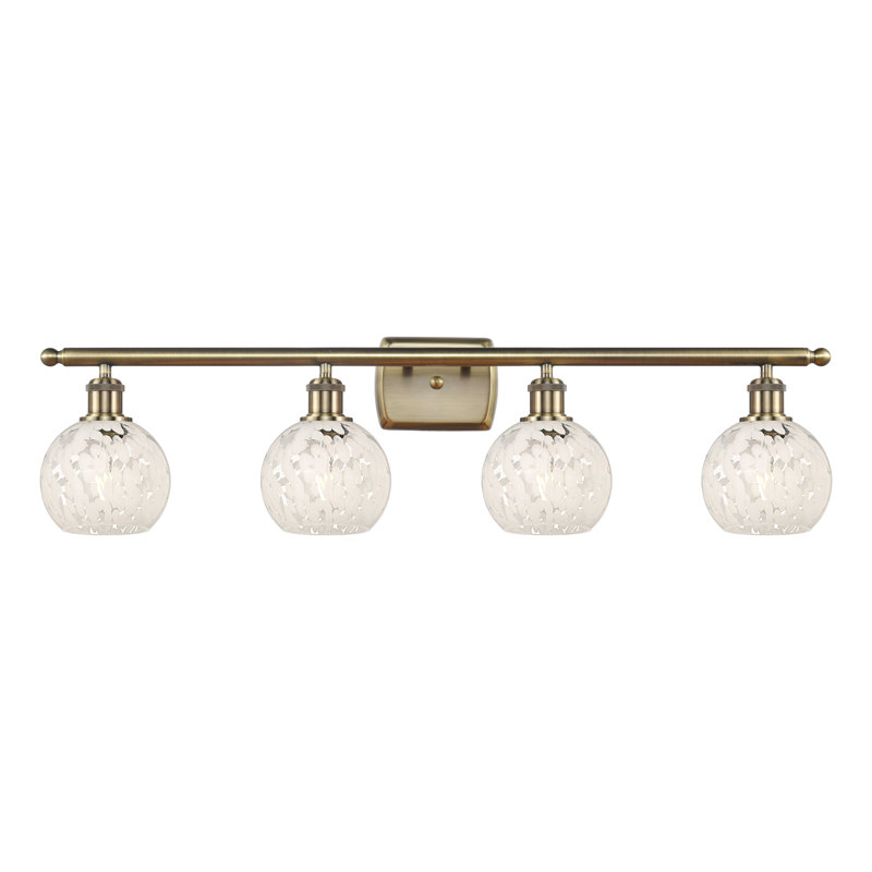 Betsabe 4 - Light Dimmable Vanity Light, Antique Brass