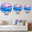 Golden Sunset Over The Sea By The Beach - Nautical & Coastal wall clock-60280740