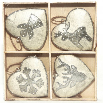 6.6'' Metal Animals Holiday Shaped Ornament