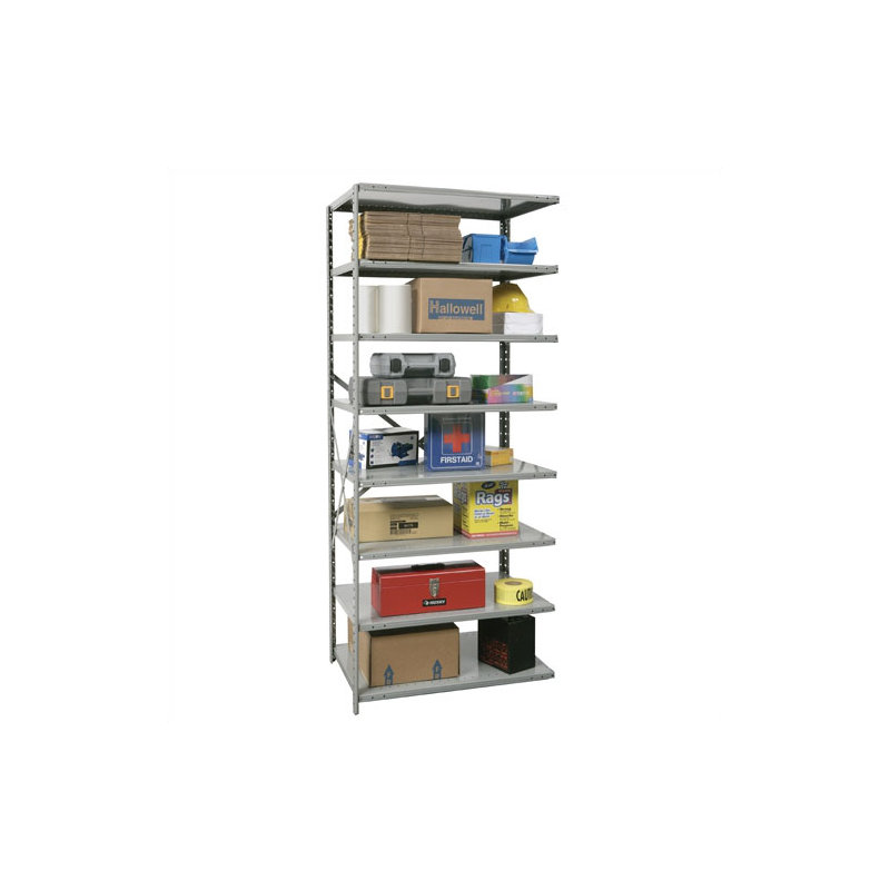Étagère de tablette uni 7 tablettes open type adder Hi-Tech, L 48 po x P 12 po x H 87 po