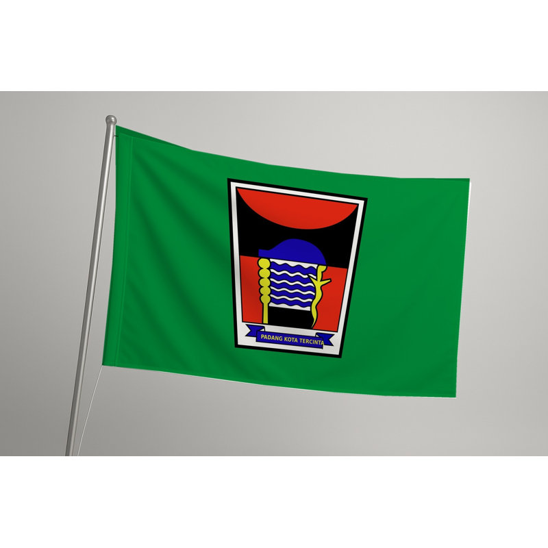 Drapeau de la ville de Padang — Drapeau d'extérieur