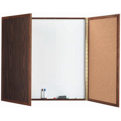 AARCO Melamine Enclosed Cabinet Combination Board