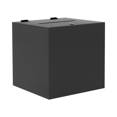 Acrylic Donation Box, Suggestion Box with Lock & 2 Keys, Ballot Box for Voting, Charity, Ballot, Suggestions