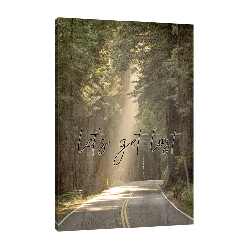 " Lets Get Lost " by Kimberly Allen, 18" H x 12" W x 1.5" D