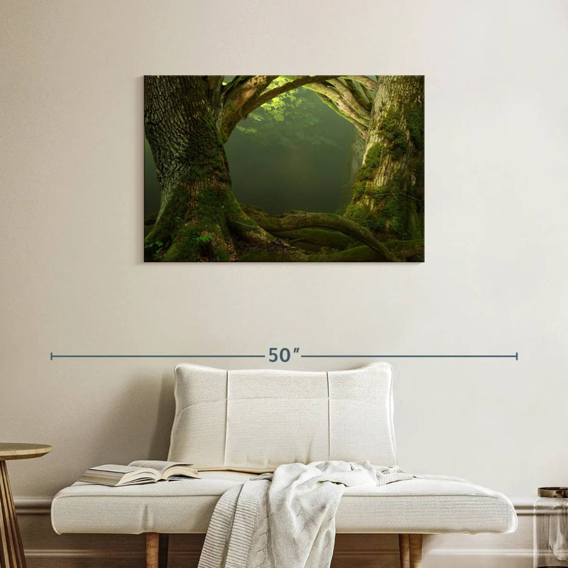 Harnek Mossy Trees, 24" H x 36" W