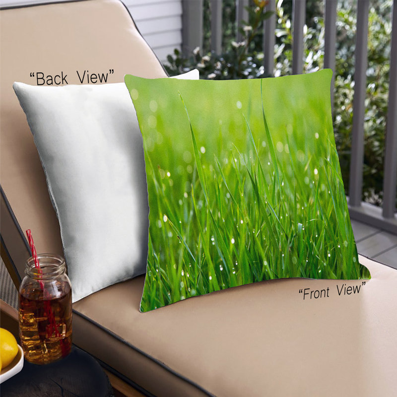 Coussin décoratif Color Focus Green 91, Microsuède