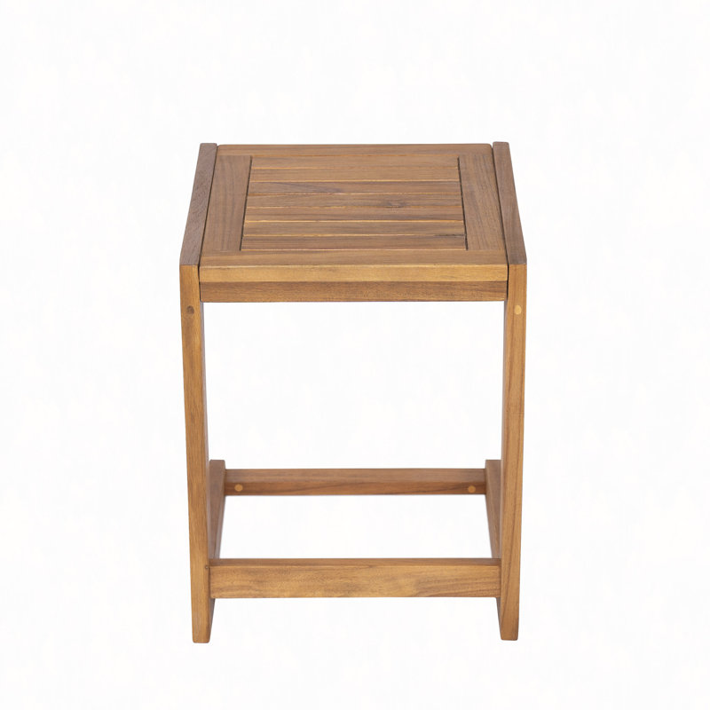 Acacia Wood Side Table