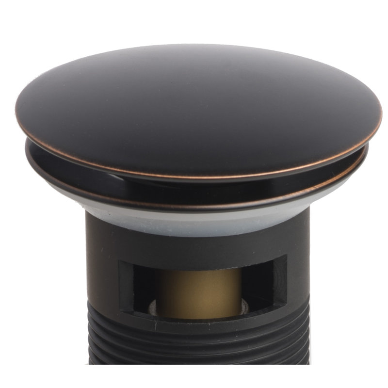 2.6'' W Pop-Up Yes, Oil Rubbed Bronze