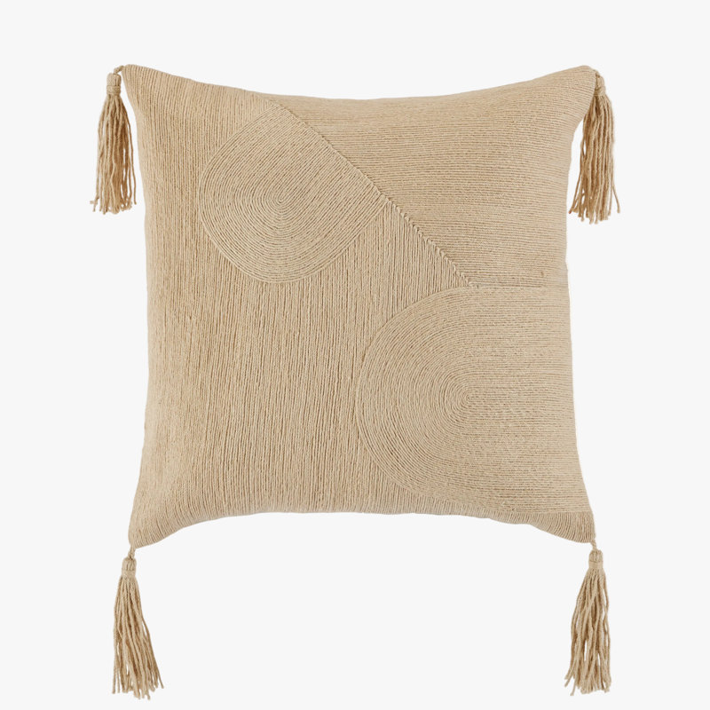 Coastal Breeze Dune Pillow Cover & Insert, Ivory