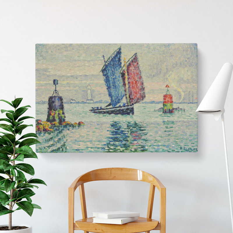 Le Sardinier, Locmalo by Paul Signac - Wrapped Canvas, 50cm H x 76cm W x 3cm D