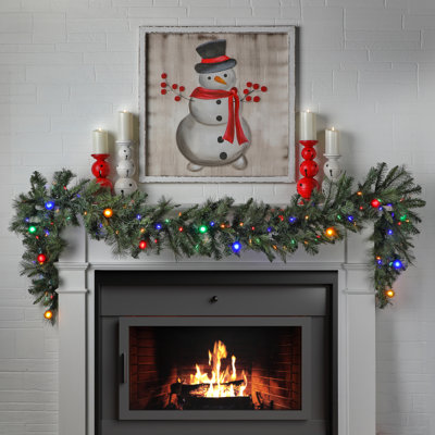 9'x14"D LED Twinkle Belgium Garland
