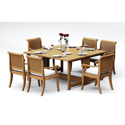Ensemble de table d'extérieur carré L 59 po Giva