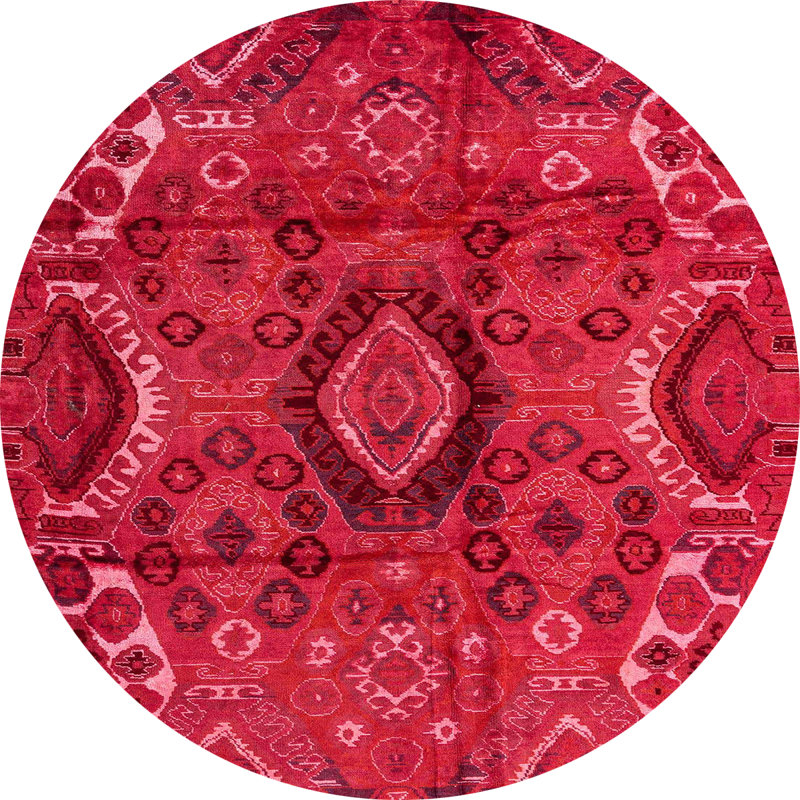 Abstract Indoor Rug, Round 3'