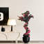 Bougainvilliers artificiels, faux arbre de bougainvillier avec pot en plastique noir-1454230421