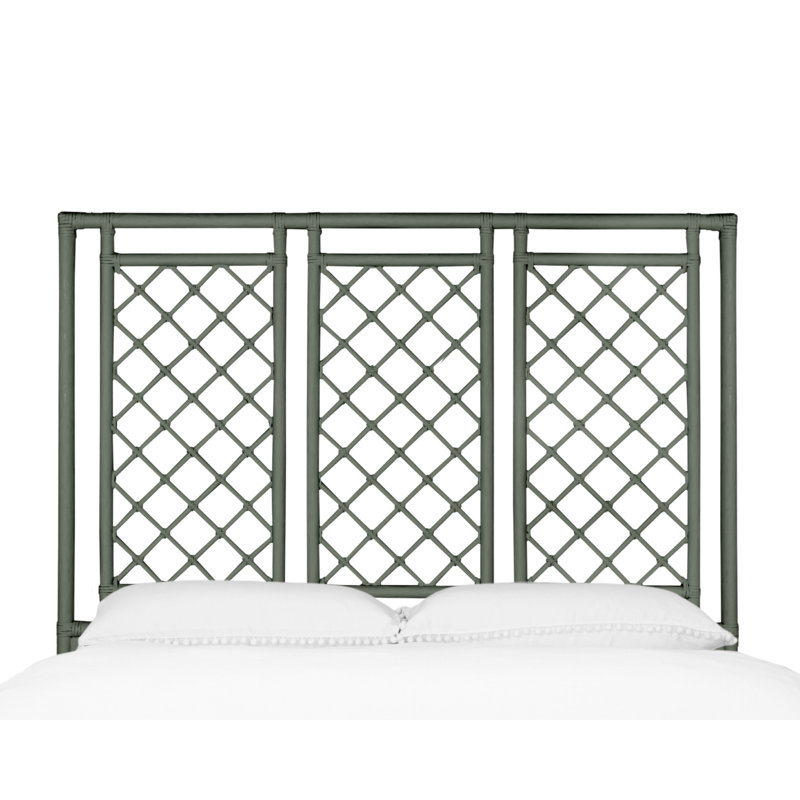 X And Diamond Open-Frame Headboard, Queen, Evergreen