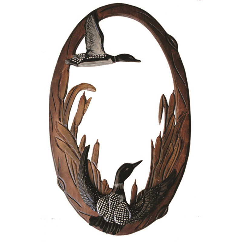 LeLand Wood Flat Wall Mirror