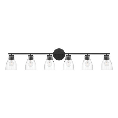 Éclairage pour meuble-lavabo moderne en verre transparent