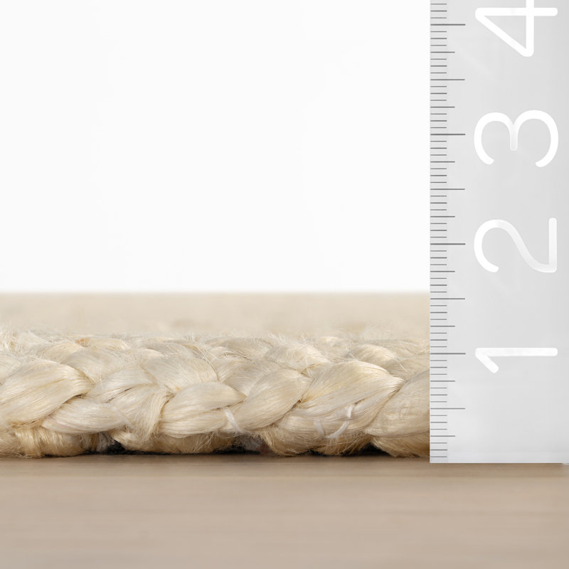 Thale Textured Handmade Jute Rug, Rectangle 8'6" x 11'6"