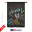Drapeau de maison / jardin coloré en polyester 2 côtés-18886564