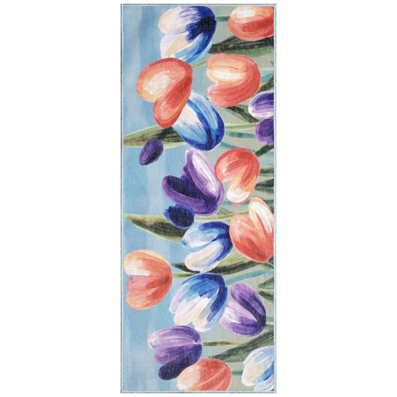 Tapis de cuisine antidérapant Charron, Tapis de couloir 1 pi 11 po x 4 pi 11 po