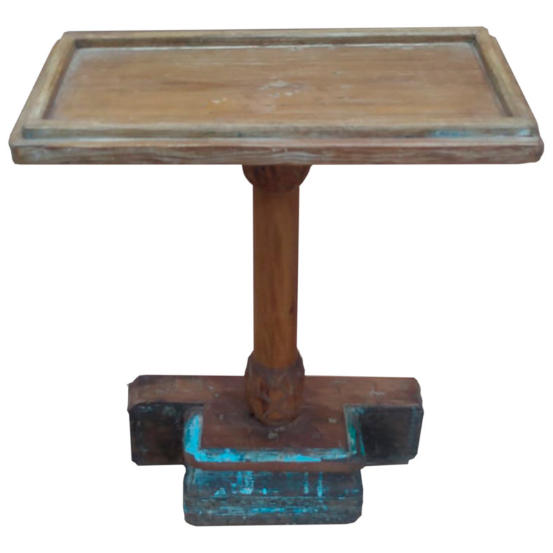 Asseline Solid Wood Frame End Table