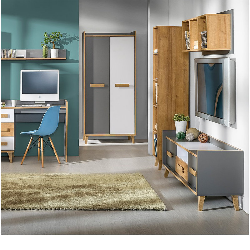 Wachapreague 2 Door Manufactured Wood Wardrobe