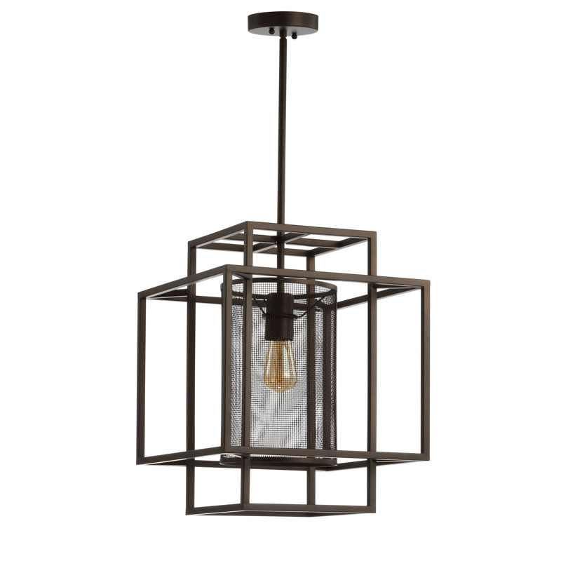 Lustre rectangulaire unique à 1 lumière Tyra