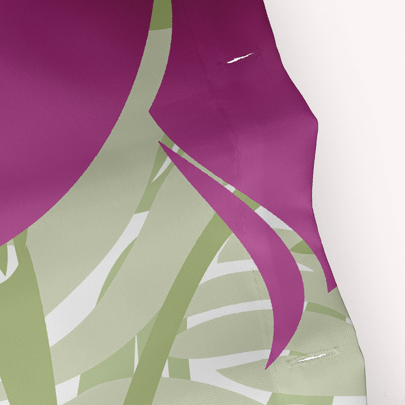 Rideau de douche simple Vathylakas, Mauve
