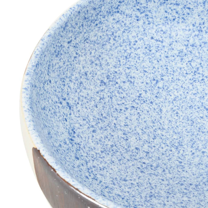 Metro Lane Bonine 59mm L x 40mm W Multicolour Ceramic Oval Sink