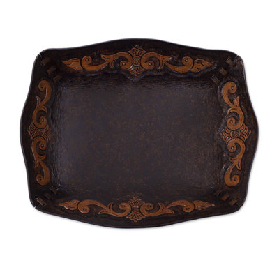 Campbellsburg Leather / Faux Leather Tray