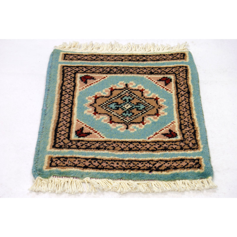 Nurcan Oriental Hand Knotted 30cm X 30cm Area Rug