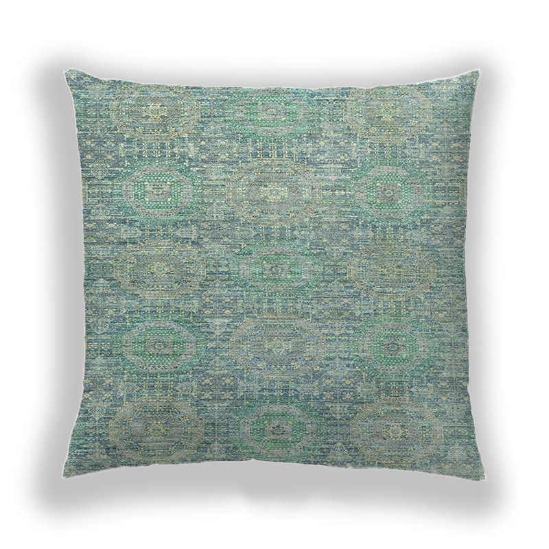 Coussin décoratif abstrait 2359, Microsuède