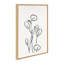  Sylvie, reproduction botanique sur toile n ° 3 par The Creative Bunch Studio, 23 x 33, naturel