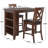 Donegal 2 - Person Solid Wood Solid Wood Top Four Leg Dining Set-1632235781