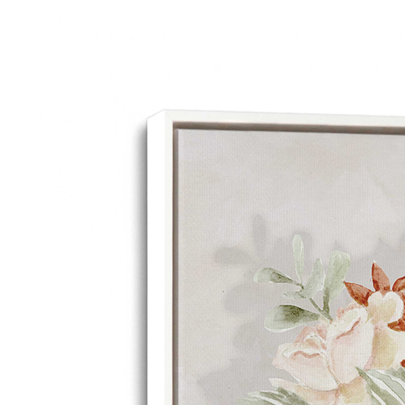 «Heaven Scent» par Cindy Jacobs, reproduction d'art, L 30 x H 40, Toile avec cadre, Blanc