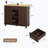 Rolling Kitchen Island Cart With Butcher Block Top – Portable Workstation With Storage Shelves & Locking Wheels-176603492