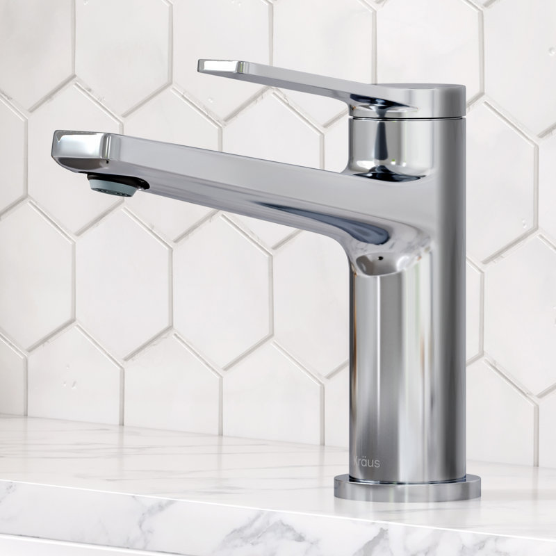Robinet de salle de bain à trou unique Indy