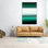 Emerald Ombre - reproduction d'art sur toile