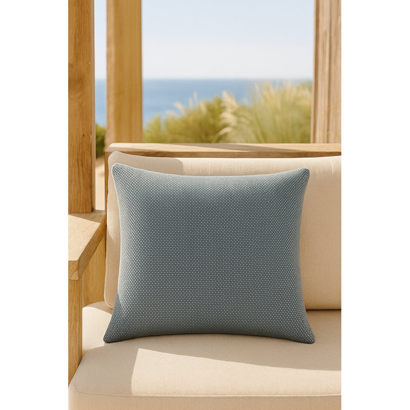 Outdoor Living Throw Pillow, Green, Square 20", Pillow Cover Only - No Insert