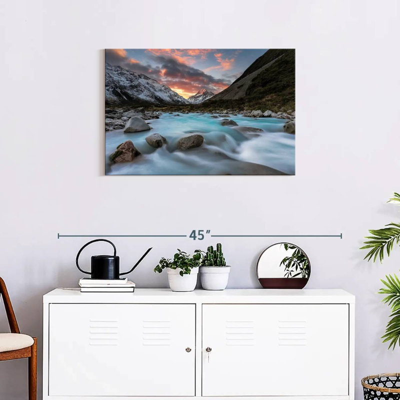 Sunset Over Hooker River, 20" H x 30" W
