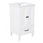 Meuble-lavabo avec lavabo et meuble-lavabo avec deux portes